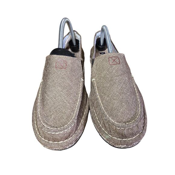 Mens Twisted X Circular Project Slip on Shoe Linen and Leather Upper Size 9.5 - Picture 3 of 7